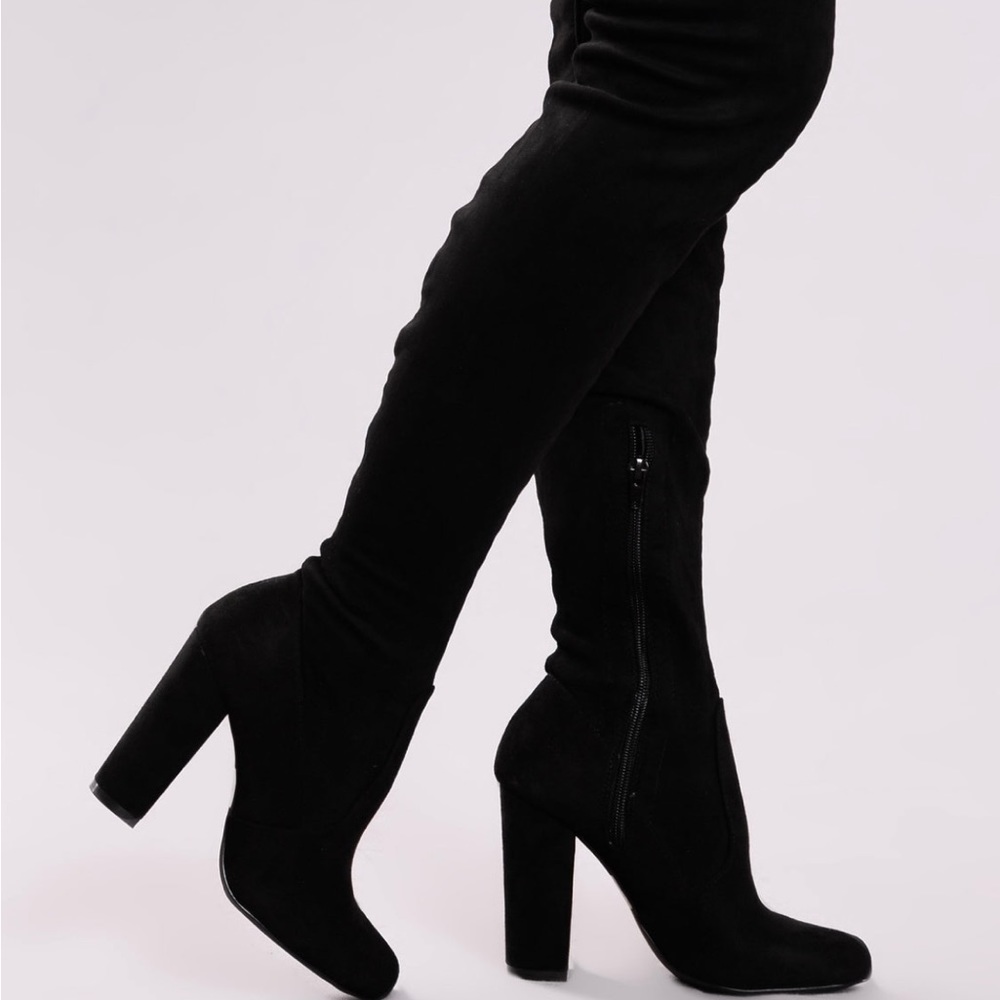 Pretty In Thigh High Boots